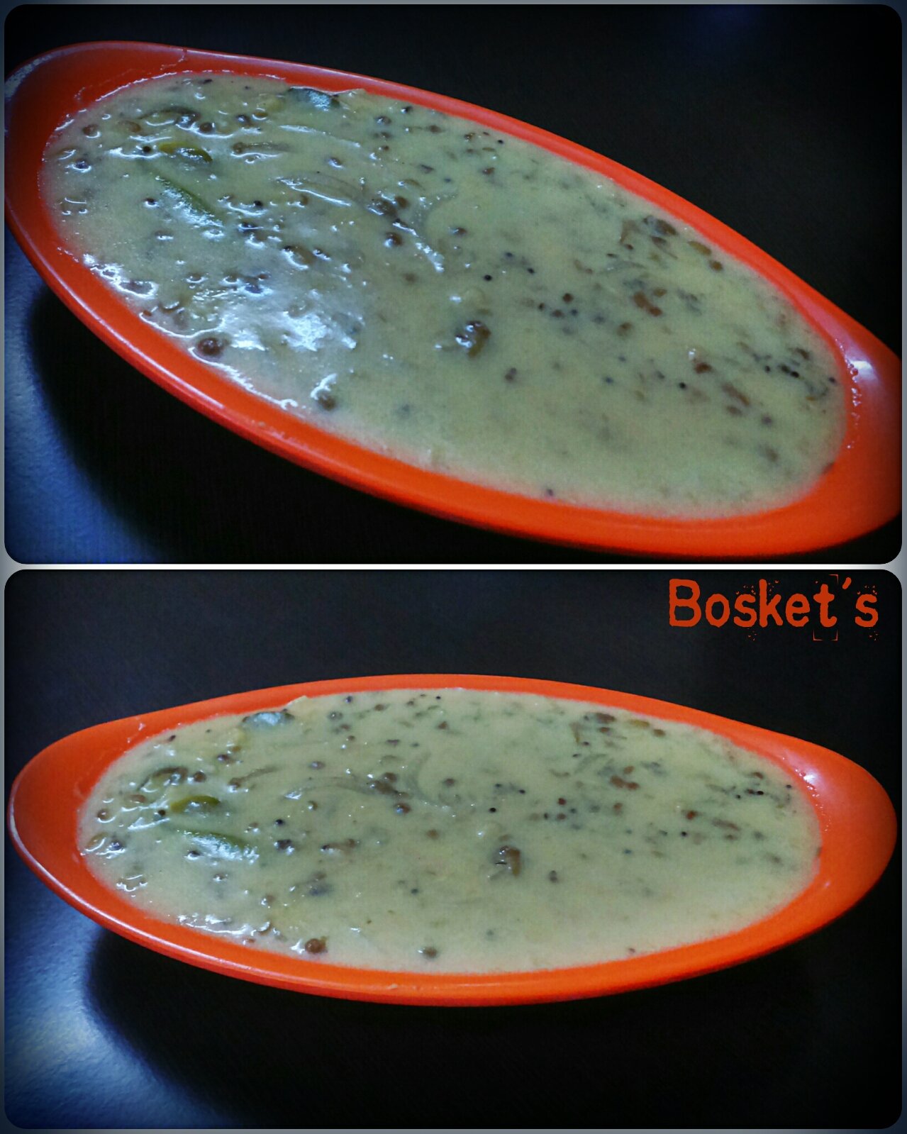 Spicy moong in a curd gravy