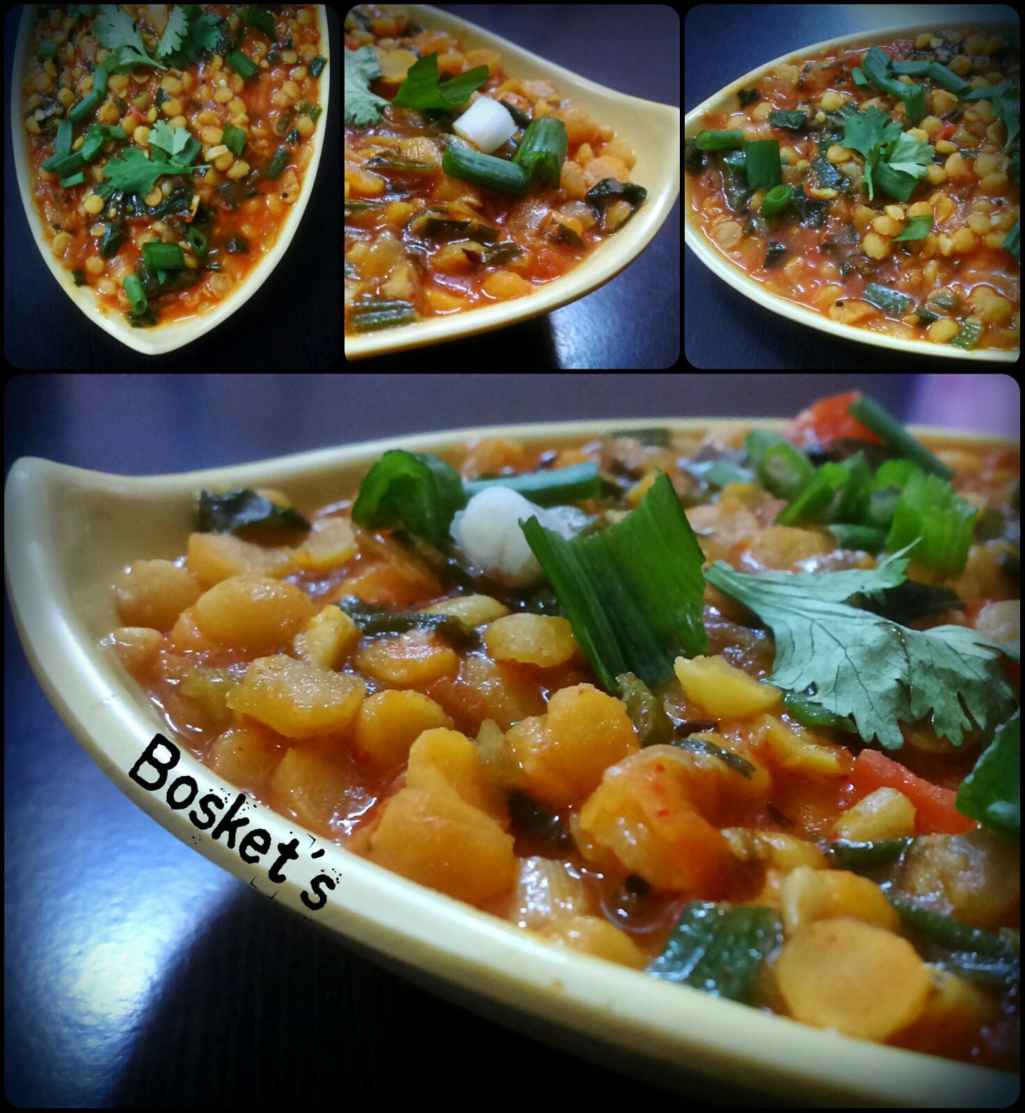 Spring Onion & Chana Dal Subji