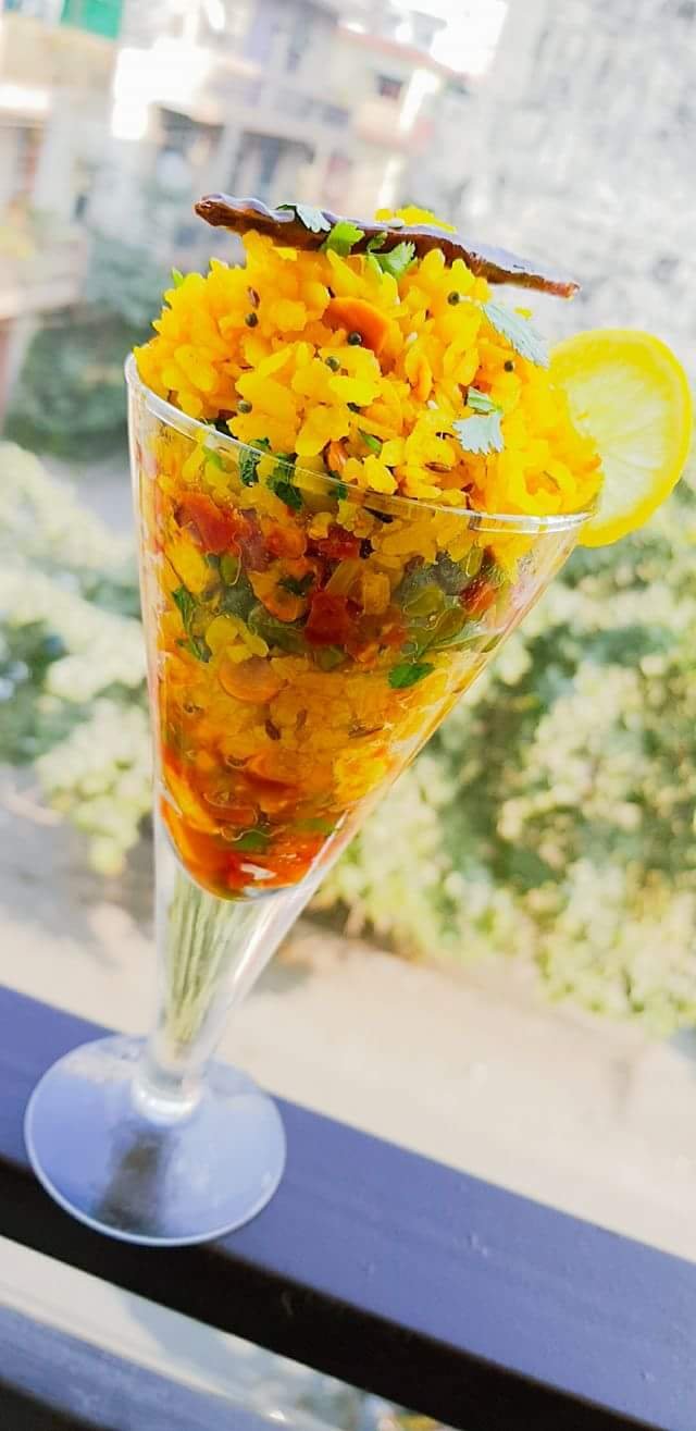 Poha biryani