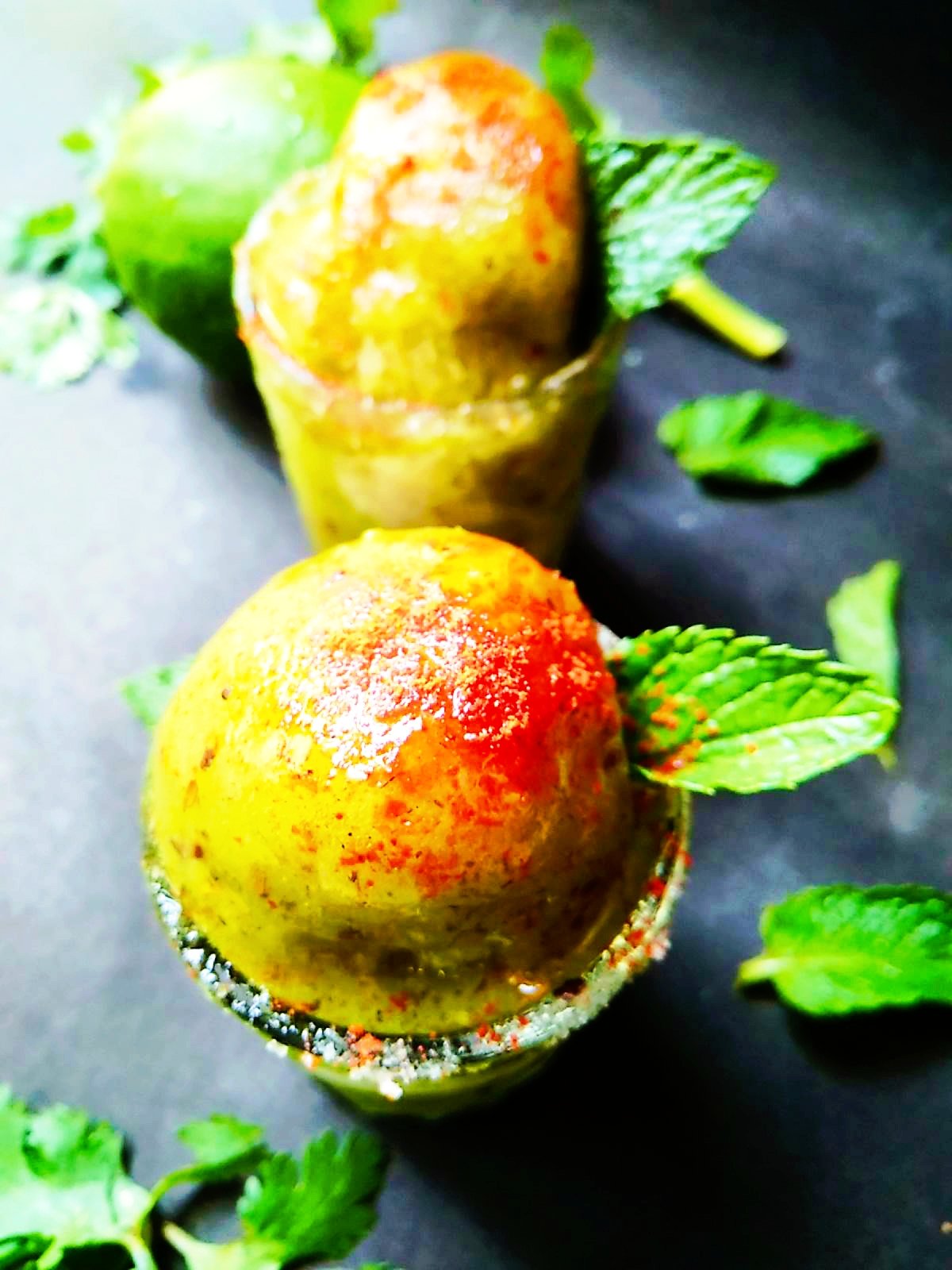 Aam Panna Mint Chili Sorbet