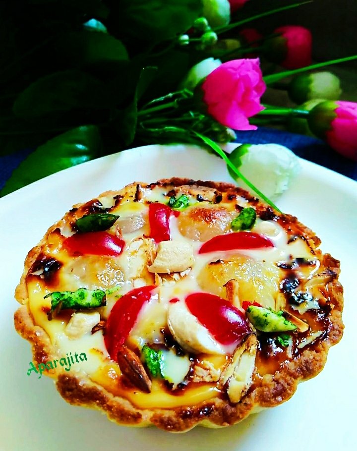 Baked Rasmalai Tart