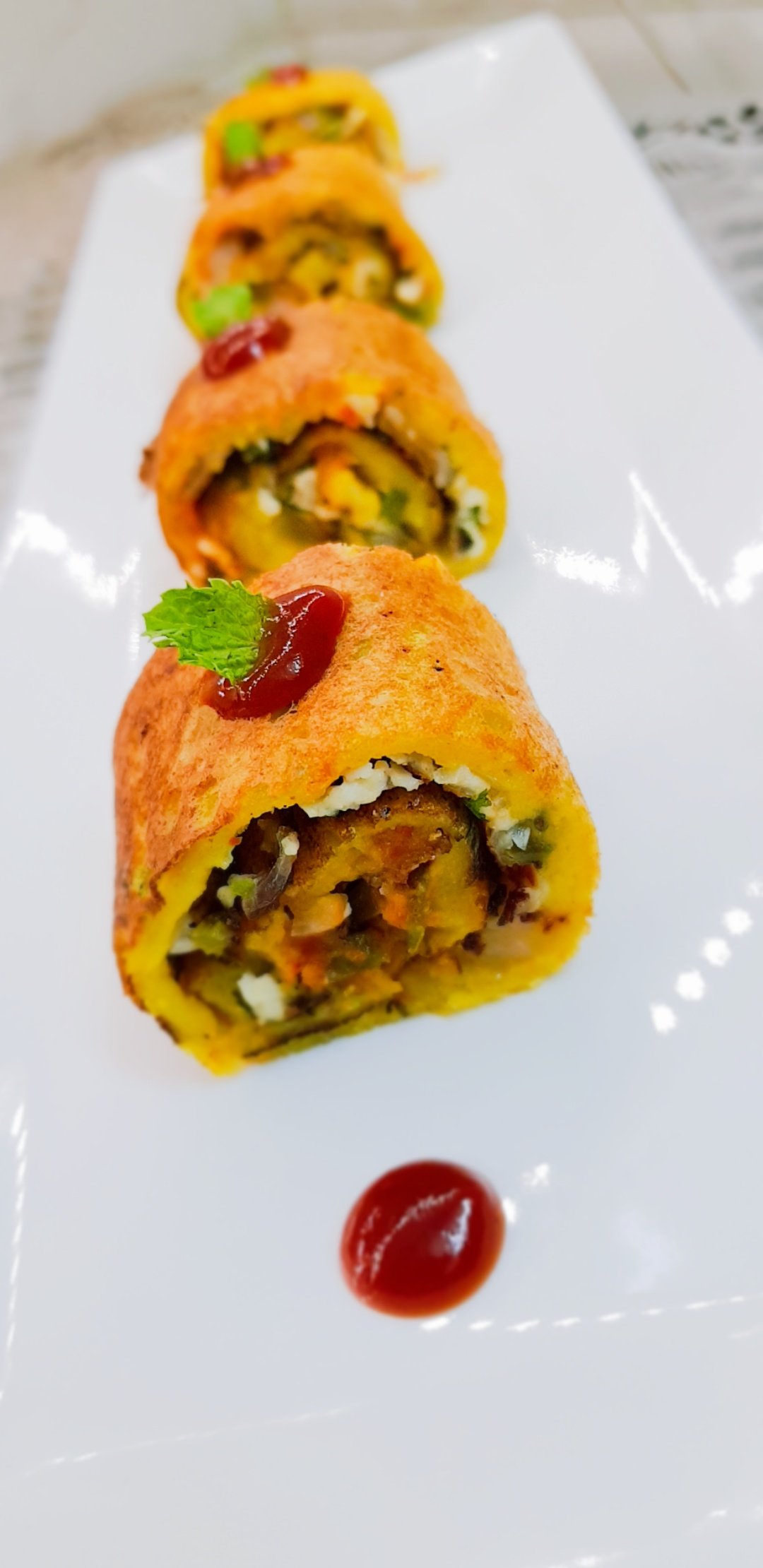 Dal chilla rollup