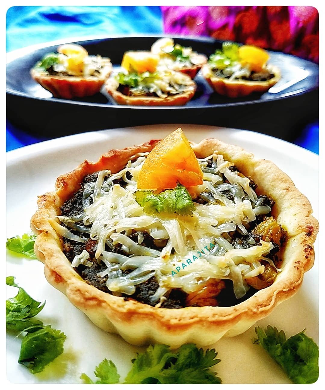 Methi Paneer Tarts